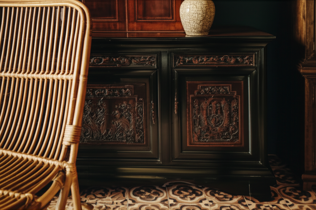 Vật liệu tự nhiên trong thiết kế Indochine