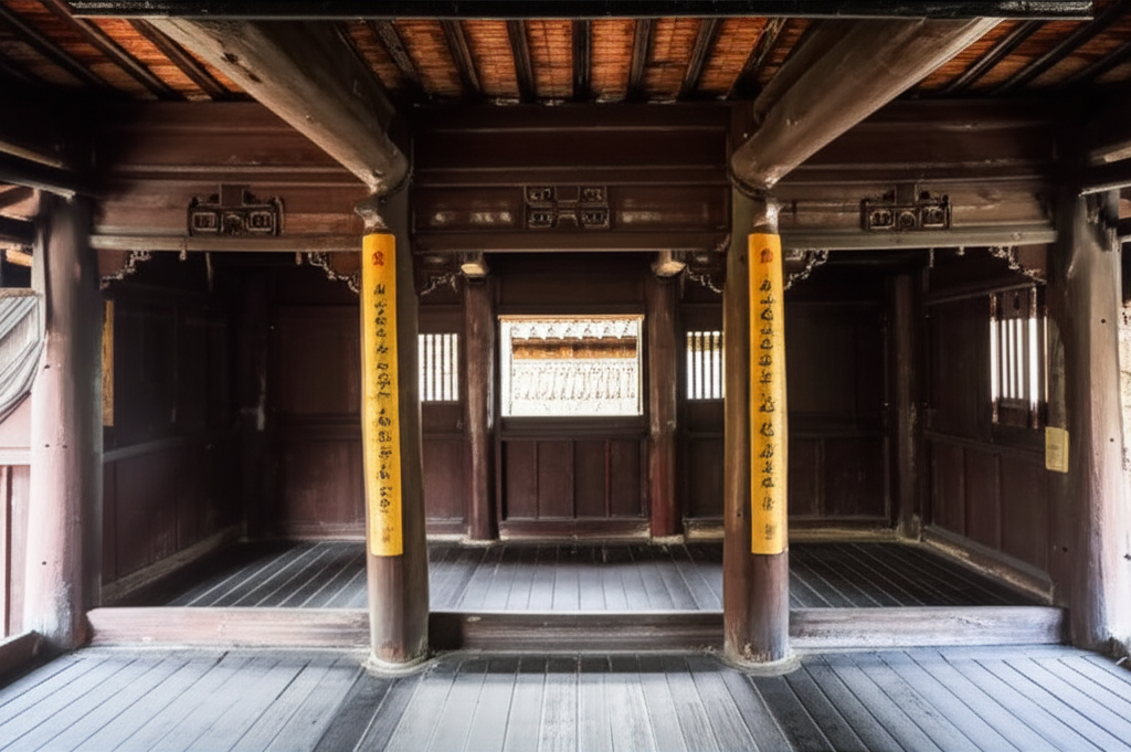 Mô hình nhà ba gian hai chái truyền thống